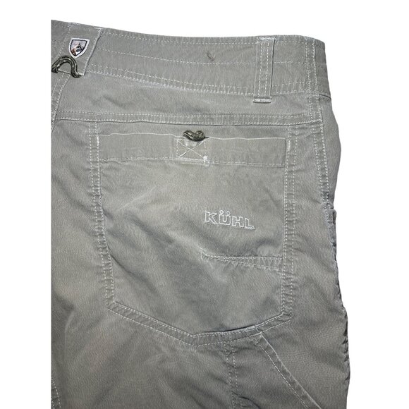 KUHL Vintage Patina Dye Men's Cargo Shorts Sz 34 Hiking Outdoor Pockets Logo - Picture 8 of 8